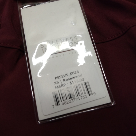 ASRV Men's 7" Liner Shorts in Rosewood - Picture 4 of 9